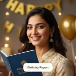 जन्मदिन की रिपोर्ट