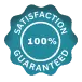 100% Satisfaction Guaranteed
