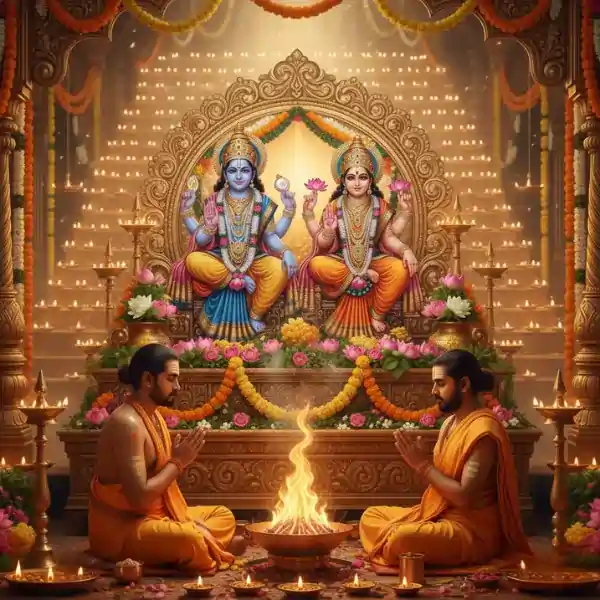 dev-diwali-vishnu-lakshmi-puja
